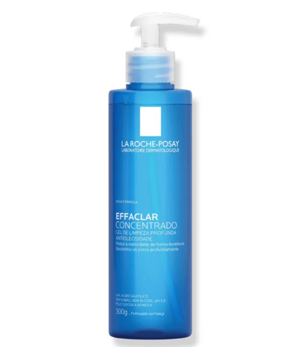 Gel de Limpeza Facial La Roche-Posay Effaclar Concentrado 300g