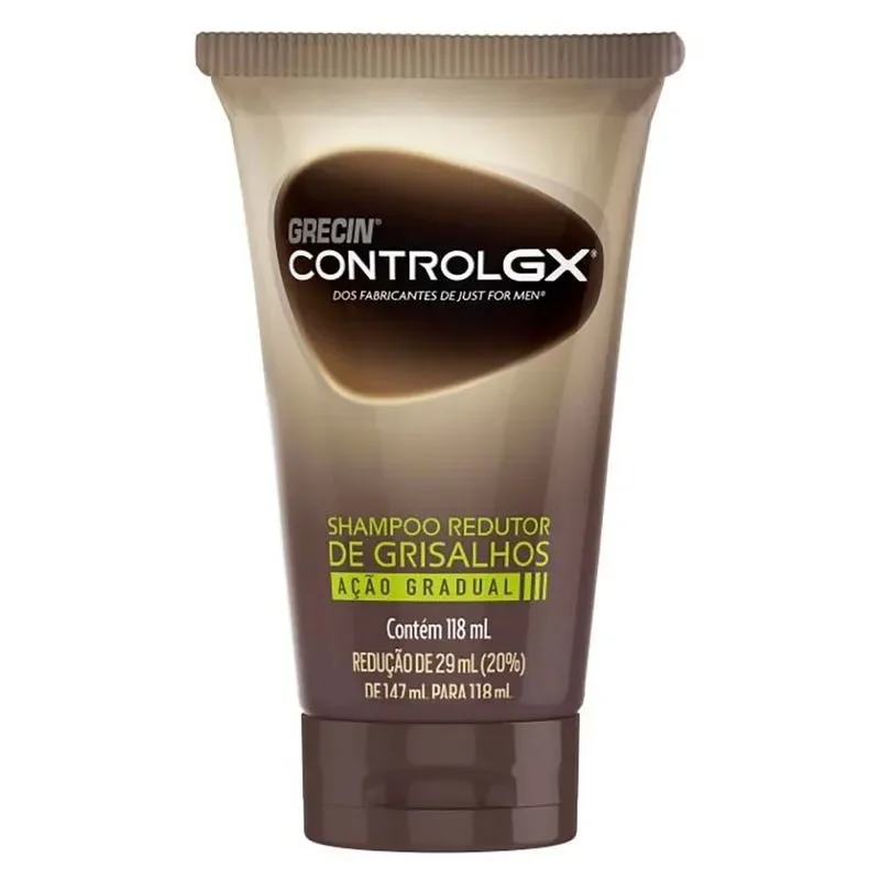 Shampoo Redutor De Grisalhos Grecin Control GX 118ml